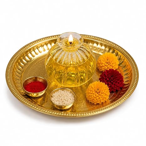 Glass Modak Diya: Elegant Oil Diya for Pooja & Diwali