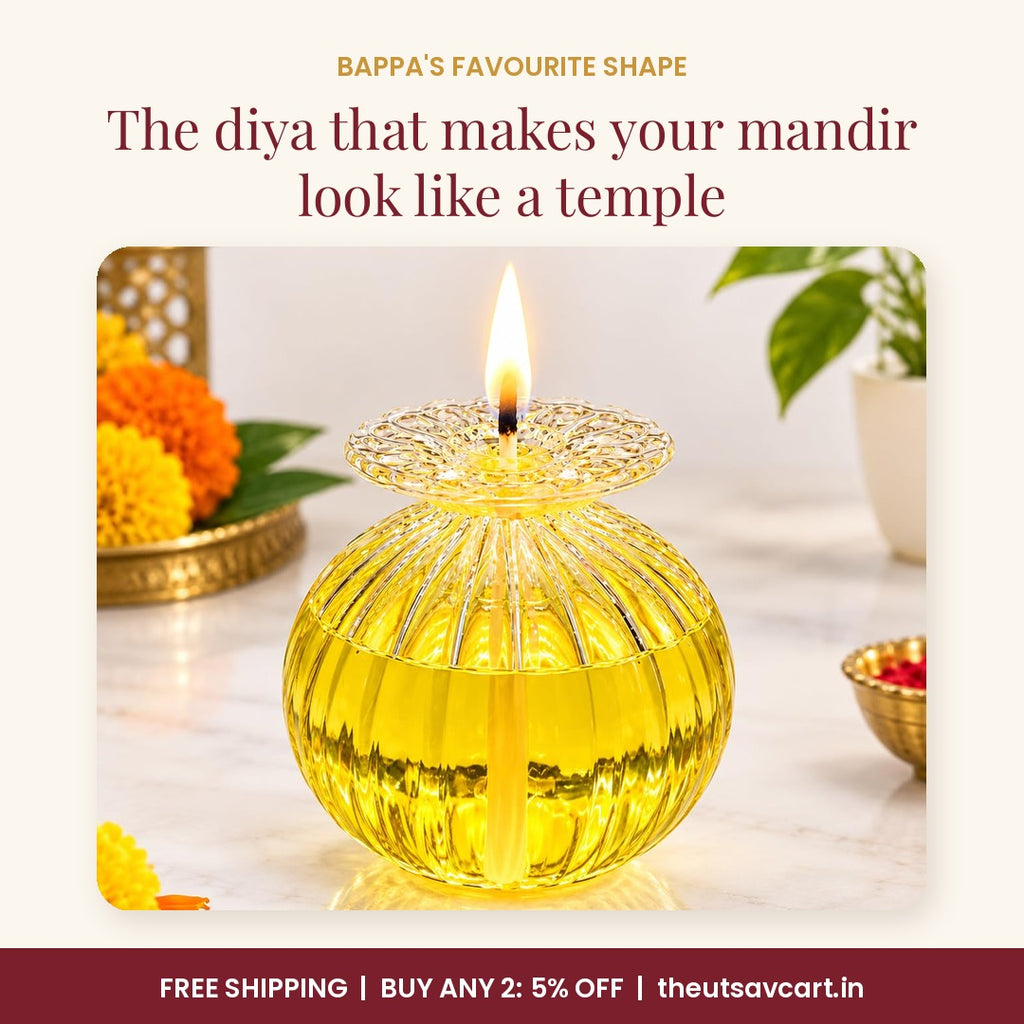 Glass Modak Diya