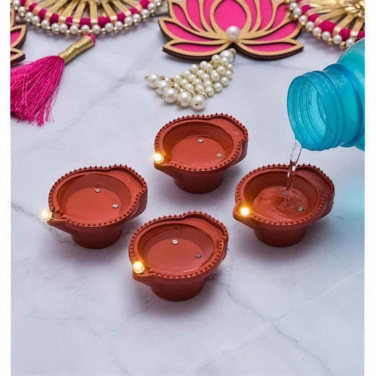Water sensor LED diyas