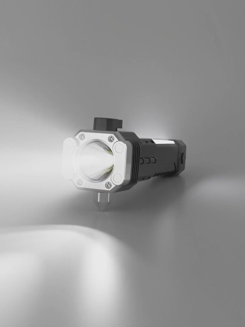 Hammer torch beam and COB side light